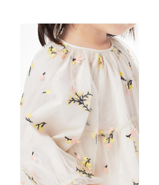 jnby  23年夏款  全棉刺绣连衣裙 YN4G12800 商品图4