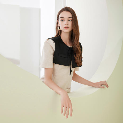 NF839斯尔丽瑟俪2023春夏新款休闲温柔甜美气质短袖连衣裙 商品图2