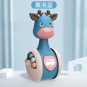 Z2078滑行小鹿不倒翁 粉色/咖啡色/蓝色