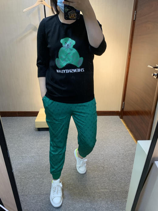 【爆款自留】针丝缘春夏爆款轻薄显瘦舒适百搭防蚊防晒休闲裤8136 商品图5