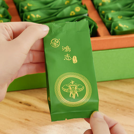 象窝茶鸿志春绿礼盒装绿茶高山云雾新兴特产 绿茶礼盒装 5g * 36袋 180g 商品图5