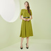 RF8E3斯尔丽瑟俪2023春夏新款猎装口袋单排扣收腰A摆百搭中长连衣裙 商品缩略图3