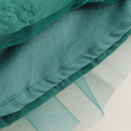 【马克珍妮 芦芙】夏装新款 女童精致绣花A版网纱半裙230613 商品图4