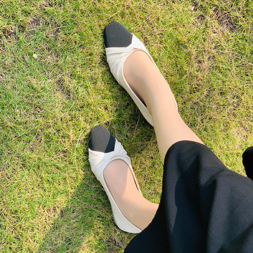 【百图lulu定制】【香风单鞋】羊皮鞋垫 淑女秀气 小皮鞋 商品图3