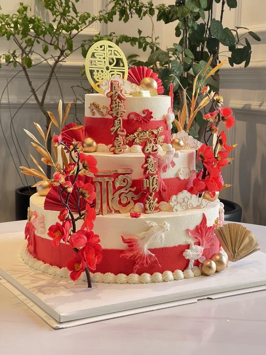 G146寿款蛋糕（插排寿字可换平安喜乐，请提前2-3天预订） 商品图2