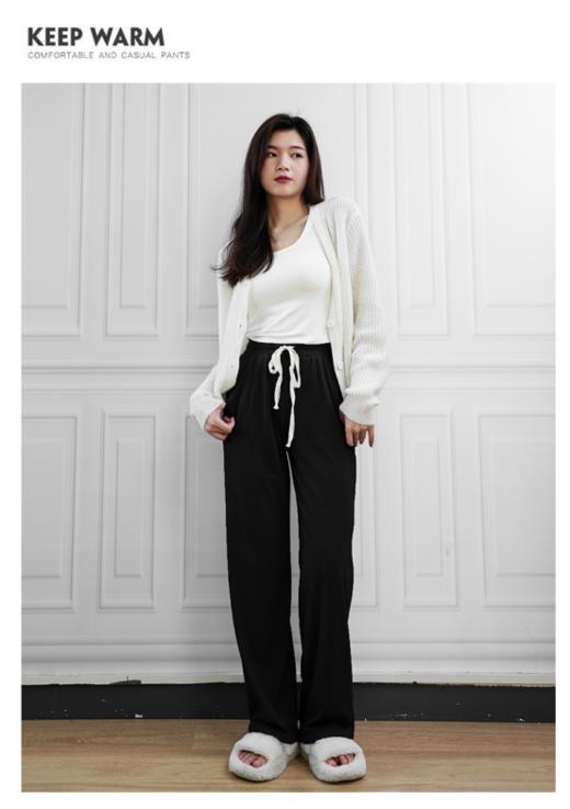 【Avann奶油裤FB008】面料独定家制 不是管颜色❤️光泽厚度长度✨都是无挑可剔的 挺阔有型舒 服百搭‼️ ✅拉长腿部比例 洋气又耐看的颜色🥰上身显瘦显腿直 时髦本人 超级温柔 商品图1