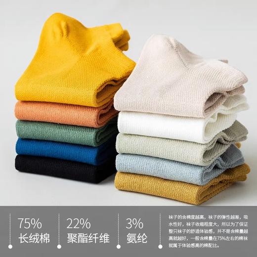 「透气网眼 不闷脚」夏季薄款提耳短袜 网眼透气 吸汗防臭 纯棉男士袜 商品图2