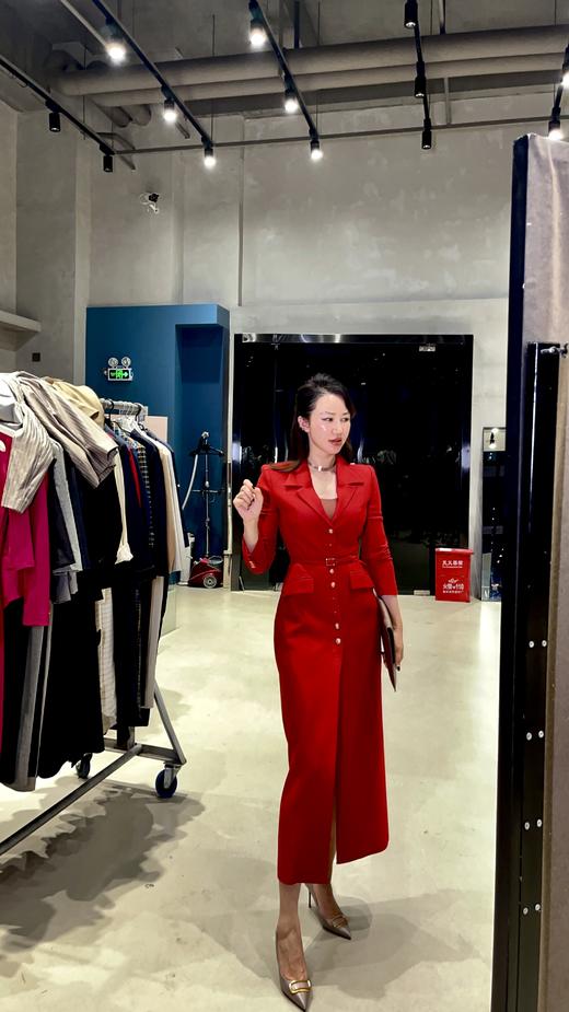 “波伏娃” 高定稀缺连衣裙 从容明澈，步履笃定，不动声色，泰然自若 20194043颈袖添香 商品图4