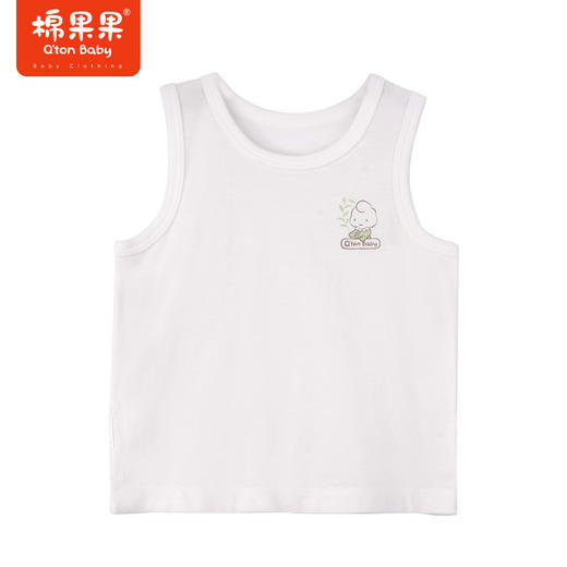 棉果果商场同款80-130码夏季艾草抗菌新品背心M201170423323 商品图0