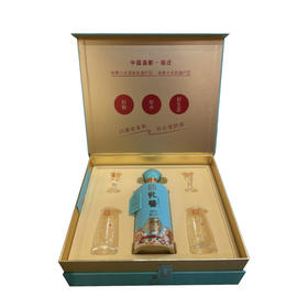 53度乾隆江南乾酱·水韵单支礼盒白酒  酱香型白酒  500ml