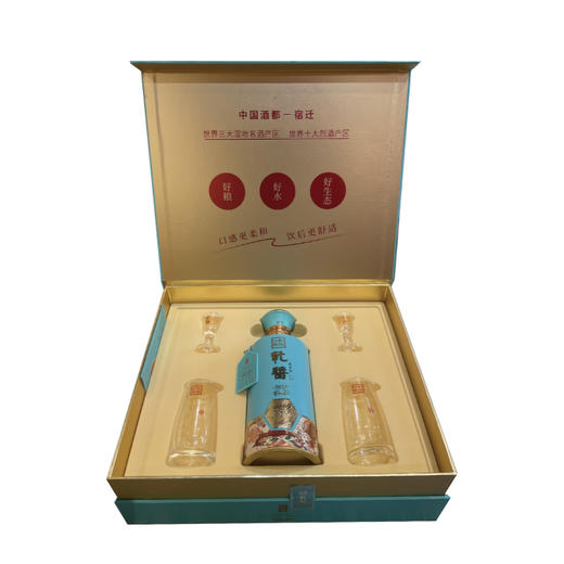 53度乾隆江南乾酱·水韵单支礼盒白酒  酱香型白酒  500ml 商品图0