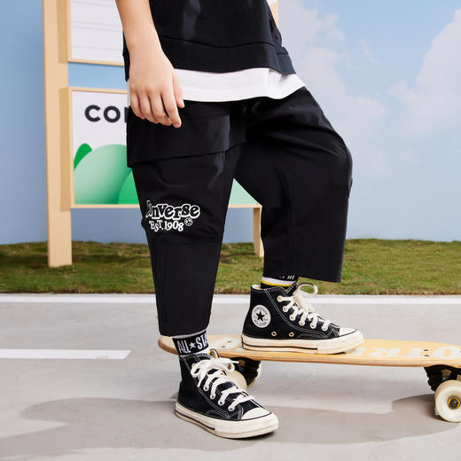 CONVERSE 夏 大童小童婴童 短裤 CNVB-WP-D624 商品图4