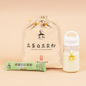 豆叔.高蛋白原味豆浆粉25g*30条—100%非转基因大豆 优质蛋白 醇香原味 健脾养胃！