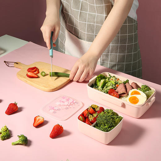 多样屋 樱花 纤竹饭盒 商品图6