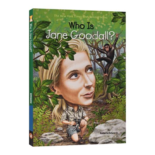 英文原版 Who Is Jane Goodall Who Was 谁是珍.古道尔 名人传记系列 英文版 进口英语原版书籍 商品图1