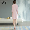 IWY/粉色西装连衣裙女春夏季新款高端气质修身显瘦职业工作服Q873 商品缩略图3