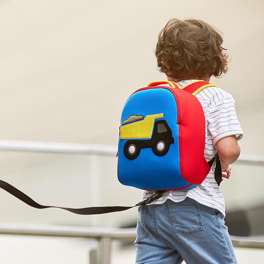 美国dabbawalla瓦拉包 男女儿童防走失包牵引绳迷你双肩书包1-4岁 商品图6