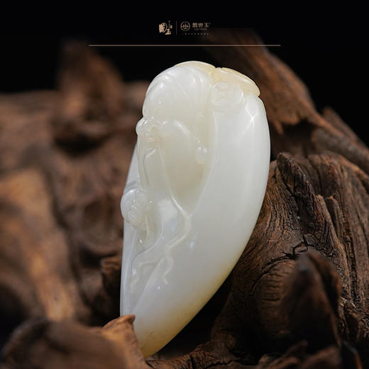 新疆国玉盟世玉羊脂玉挂件（人物）【带证书·顺丰物流】 商品图2