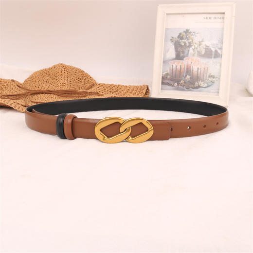 搭配利器丨麻花扣 复古 真皮腰带 商品图4