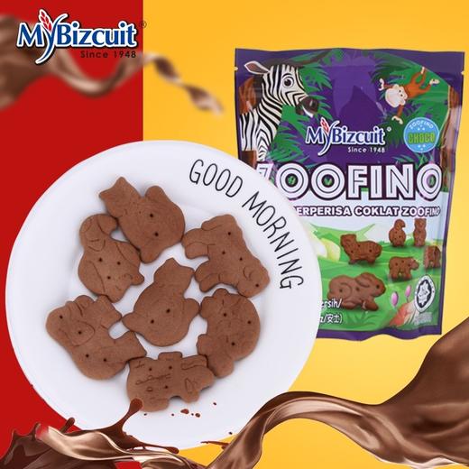 麦比克动物形饼干巧克力味80g 商品图0