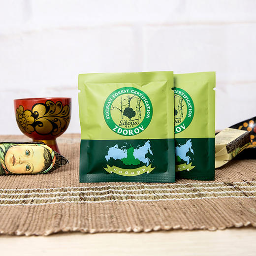 俄罗斯进口 西伯利亚 野生白桦茸 桦褐孔菌茶包 黑金颗粒 无糖食品 3g*30袋 商品图0