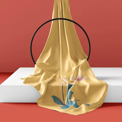 “青云染”ClouDyeing-手绘单面长巾 商品图1