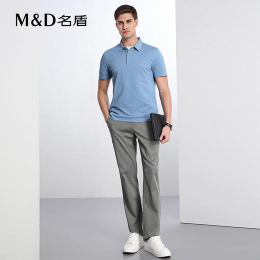 【商场同款】名盾短袖POLO衫夏季吸汗透气商务翻领短袖t恤衫22578 商品图2
