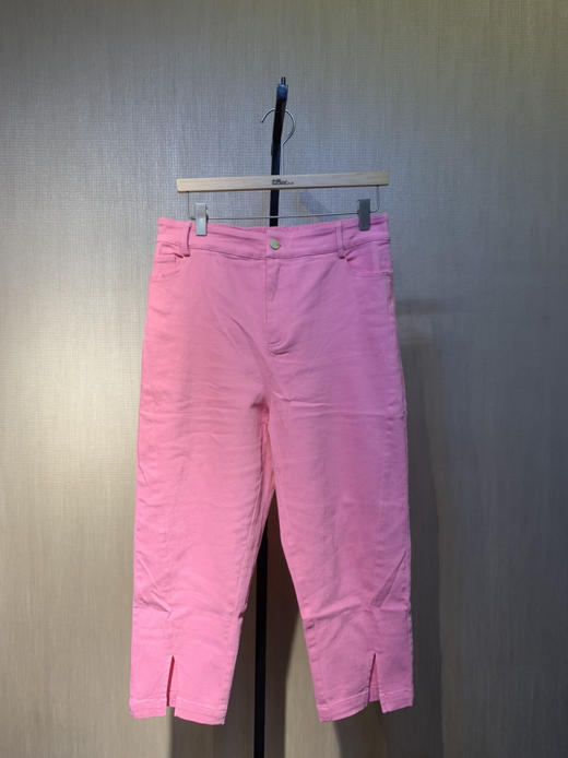 针丝缘春夏爆款糖果色彩裤大码高弹舒适显瘦弹力彩裤8001 商品图0