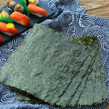 云山半寿司海苔10枚装紫菜包饭专用日式寿司调味品含寿司卷帘工具29g 商品图7