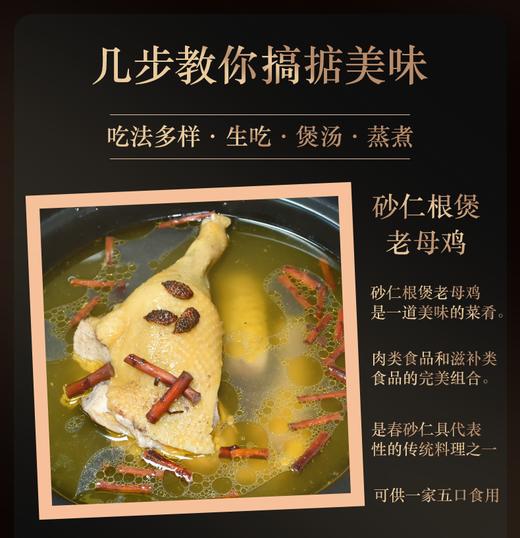 【任1份送10粒干果】阳春高品质春砂仁/砂仁根，yao食同源 商品图3