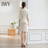 IWY/夏季新款白色连衣裙女收腰显瘦小清新通勤上班气质名媛装Q775 商品缩略图4