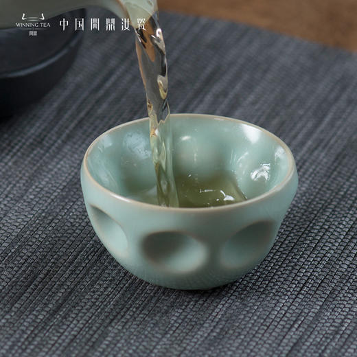 问鼎汝瓷鼎峰系列天青老款皇冠杯 商品图2