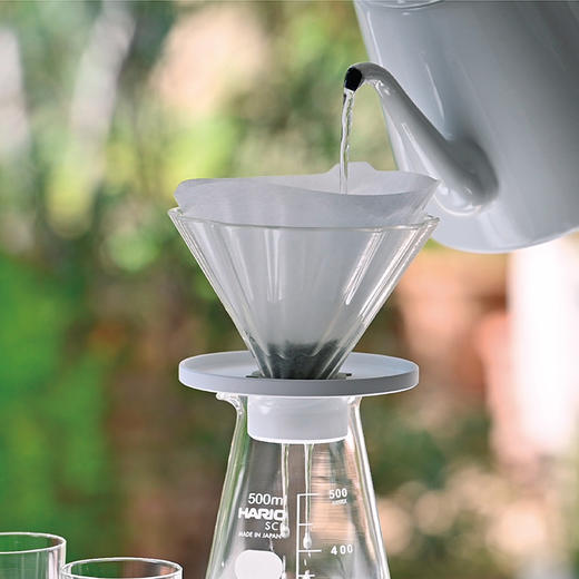 【HARIO】花茶滴滤式耐热玻璃手冲茶叶滤杯绿茶泡茶器CDB 商品图0