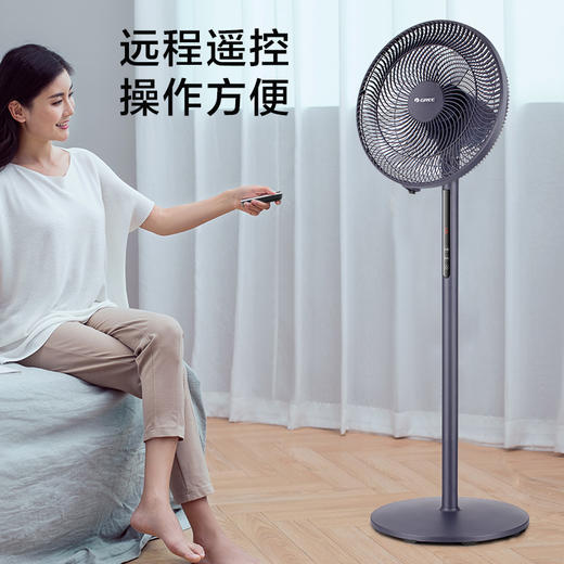 GREE 格力 6档风速 台地两用 智能感温 落地扇 FD-35X66Bh7 极光紫 商品图4