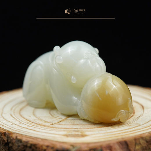 新疆国玉盟世玉羊脂玉挂件（人物）【带证书·顺丰物流】 商品图1