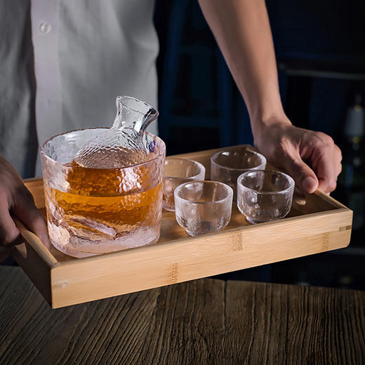 水晶琉璃酒具【双人酒具】（一壶一碗四杯） 商品图1