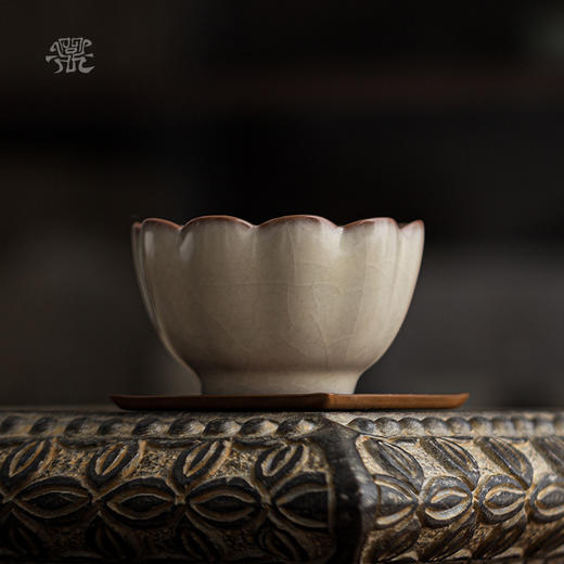 问鼎哥窑 致巧款 菡萏杯 商品图0