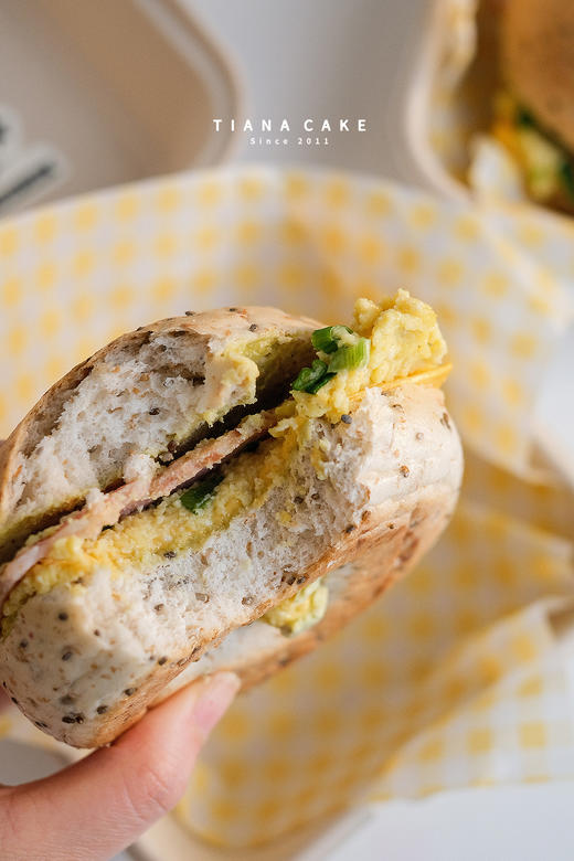 罗勒培根贝果 商品图2