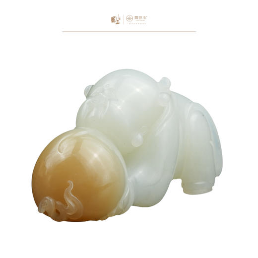 新疆国玉盟世玉羊脂玉挂件（人物）【带证书·顺丰物流】 商品图0