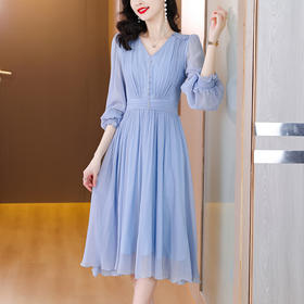 AHM sswl3017雪纺连衣裙时尚气质仙女裙