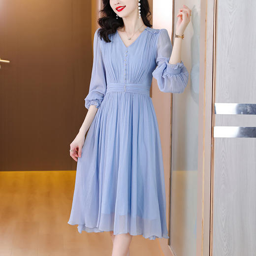 AHM sswl3017雪纺连衣裙时尚气质仙女裙 商品图0