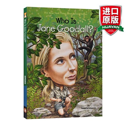 英文原版 Who Is Jane Goodall Who Was 谁是珍.古道尔 名人传记系列 英文版 进口英语原版书籍 商品图0