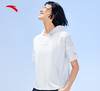 安踏冰丝T丨冰肤连帽短袖t恤女款夏季宽松透气运动上衣162327112 商品缩略图1