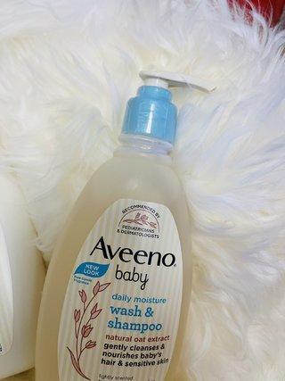 【Aveeno儿童沐浴护肤套装532+354ml】包括洗发沐浴露354ml一瓶，润肤乳532ml一瓶。美国采购，无中文标签，介意慎拍 A 商品图5