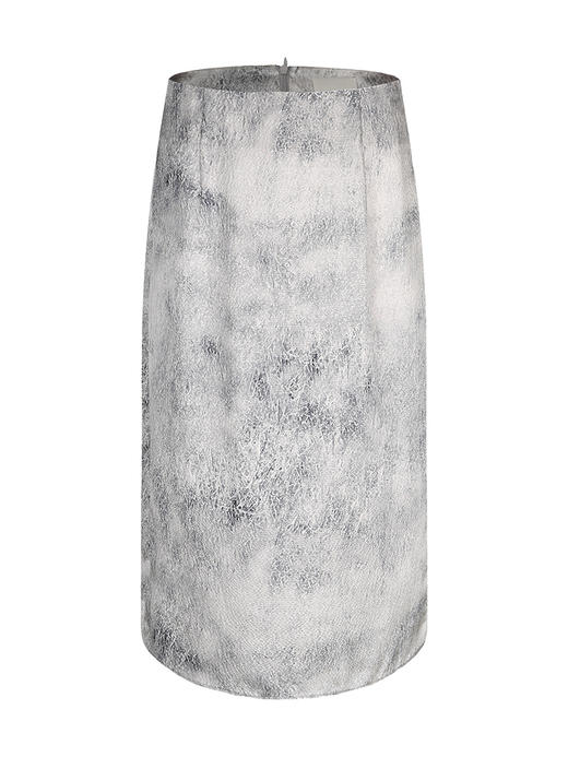 【山水】品牌定制印花桑蚕丝直筒半裙/2300014A 商品图4