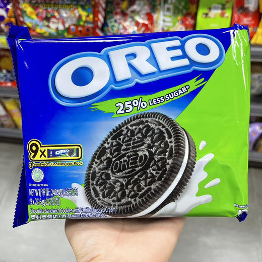 奥利奥夹心饼干减糖香草味 商品图0