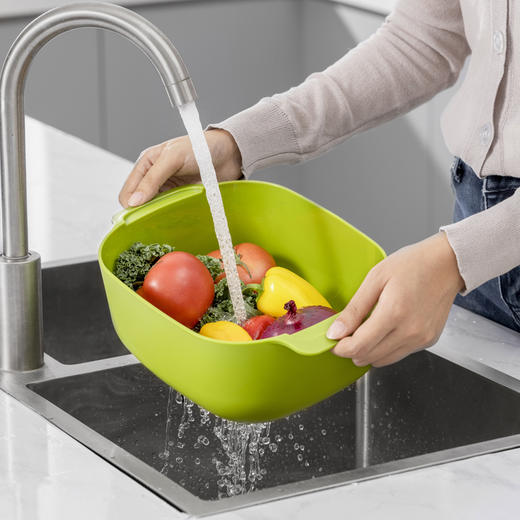 摩飞多功能厨具九件套多用面粉筛蛋清分离器量勺量碗洗菜篮沥水 商品图1