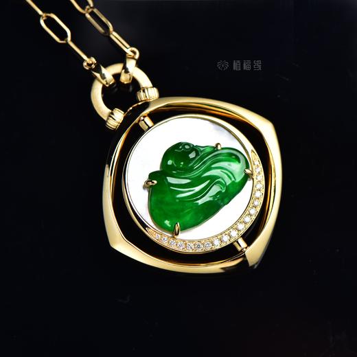 【天鹅湖】绿翠贝母项链    GZ1220917 商品图3