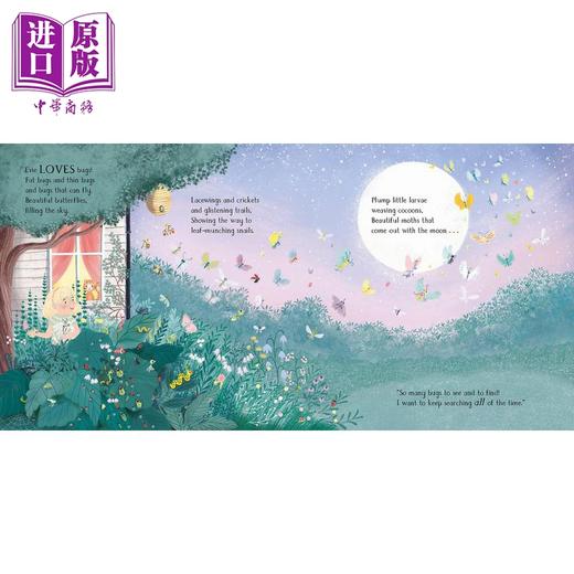 【中商原版】Jenny Løvlie The Girl Who LOVES Bugs 喜欢小虫子的女孩 英文原版 进口图书 儿童绘本 故事图画书 商品图3