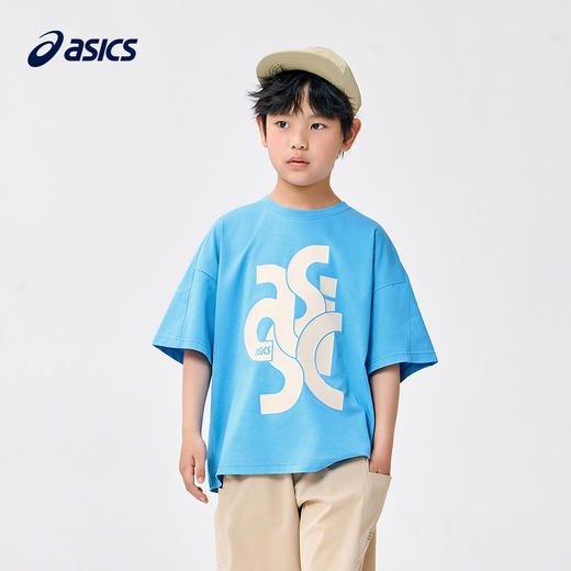 ASICS/亚瑟士童装夏季男女儿童防晒透气短袖T恤 商品图3